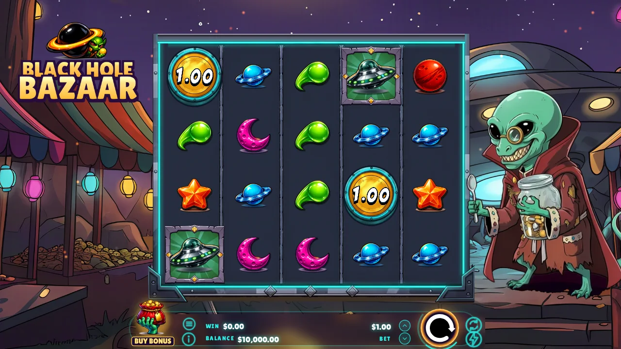 Black Hole Bazaar — gameplay
